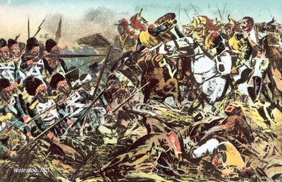 Waterloo 1815, End of the battle of Ligny by European School